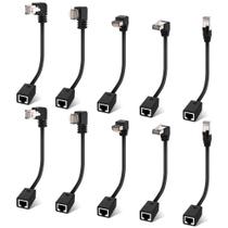 Cabo de extensão Ethernet Togconn Cat 6, pacote com 10 cm