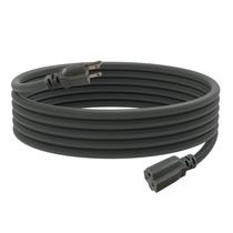 Cabo de extensão externo EP 12 pés 12/3 SJTW 15A 125V cinza