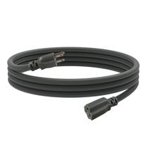 Cabo de extensão externo EP 8 pés 12/3 SJTW 15A 125V cinza