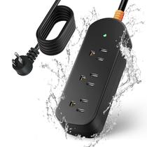 Cabo de extensão externo impermeável de 10 pés Zhenjiang Cabo de extensão externo impermeável de 10 pés Zhenjiang