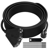 Cabo de extensão externo Kxable 14AWG 15A 125V 50 pés com 3 tomadas Cabo de extensão externo Kxable 14AWG 15A 125V 50 pés com 3 tomadas
