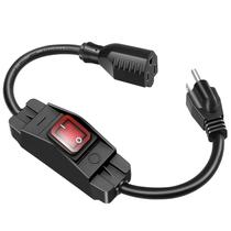 Cabo de extensão externo XINYIELE com interruptor liga/desliga de 1,5 pés