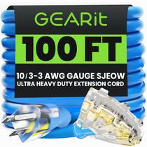 Cabo de extensão GearIt Outdoor 10 AWG 3 pinos 30m azul