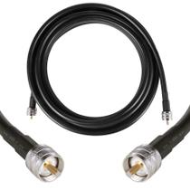 Cabo de extensão GEMEK PL259 para PL259 8m de baixa perda S-MR400 coaxial Cabo de extensão GEMEK PL259 para PL259 8m de baixa perda S-MR400 coaxial