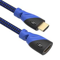 Cabo de extensão HDMI de alta velocidade - 6 pés - Conector masculino para feminino 4k HDMI Extensor - 6 pés