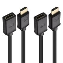 Cabo de extensão HDMI Matters de 3 pés (1 m) macho para fêmea Cabo de extensão HDMI Matters de 3 pés (1 m) macho para fêmea