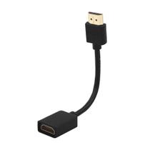 Cabo de extensão HDMI VCE macho para mulher 14 cm, suporte 4K 3D Cabo de extensão HDMI VCE macho para mulher 14 cm, suporte 4K 3D