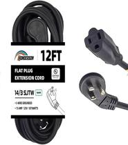 Cabo de extensão interno HONDERSON 14 Gauge 3 pinos 12 pés preto Cabo de extensão interno HONDERSON 14 Gauge 3 pinos 12 pés preto