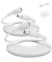 Cabo de extensão Itramax 30 pés 12 V DC 2,1 mm x 5,5 mm 5521, pacote com 2