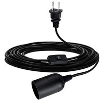 Cabo de extensão: lanterna suspensa Simple Deluxe, 6 m, preta, 1 pacote