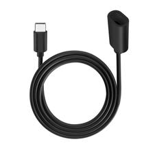Cabo de extensão longo tipo C, cabo extensor USB C macho para fêmea compatível com câmera interna Ring Pan-Tilt (versão 2024), carregador Mag-Safe, iPhone 16/15 (preto, 20 pés)