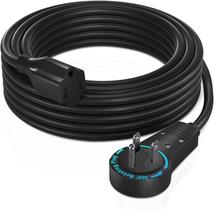 Cabo de extensão Maximm 360, plugue plano giratório de 7,6 m 16 AWG Cabo de extensão Maximm 360, plugue plano giratório de 7,6 m 16 AWG