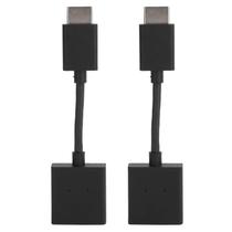 Cabo de extensão multimídia HD Heayzoki resistente ao desgaste, 2 unidades