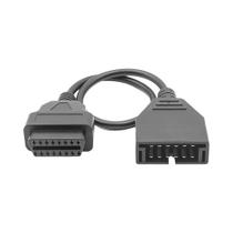 Cabo De Extensão OBD2 Universal Com Conector De 16 Pinos Para Ferramenta De Diagnóstico Automotivo