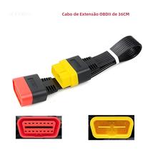 Cabo De Extensão ODB2 OBDII De 36cm Com Conector De 16 Pinos Para Thinkcar Thinkdiag Launch GOLO pro Cabo De Extensão ODB2 OBDII De 36cm Com Conector De 16 Pinos Para Thinkcar Thinkdiag Launch GOLO pro