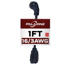 Cabo de extensão PALARINE Indoor Flat Plug 30cm 16 Gauge 13A