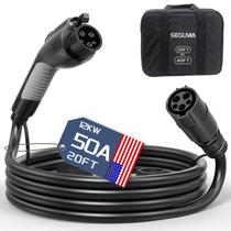Cabo de extensão para carregador de veículo elétrico SEGUMA 6 m 50 A J1772 IP66