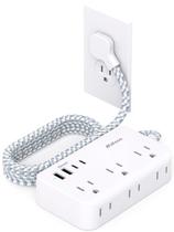 Cabo de extensão Power Strip 6 tomadas 4 USB (2 USB C) 1,5 m Mi