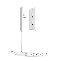 Cabo de extensão Power Strip CABOCASA 8FT Ultra Flat Plug