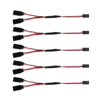Cabo De Extensão Servo Tipo Y De 150mm Com 3 Pinos Para Carro RC, Avião, Helicóptero, Linha De Sinal Cabo De Extensão Servo Tipo Y De 150mm Com 3 Pinos Para Carro RC, Avião, Helicóptero, Linha De Sinal