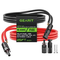Cabo de extensão solar GearIt 10AWG 25 pés macho para fêmea