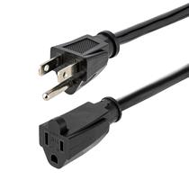 Cabo de extensão StarTech.com 3m NEMA 5-15R para NEMA 5-15P 15A Cabo de extensão StarTech.com 3m NEMA 5-15R para NEMA 5-15P 15A