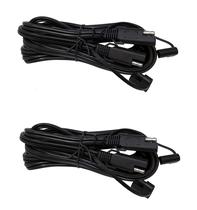 Cabo de extensão Tetra-Teknica MotoBasics SAE-12 12V 12 pés 16G Cabo de extensão Tetra-Teknica MotoBasics SAE-12 12V 12 pés 16G