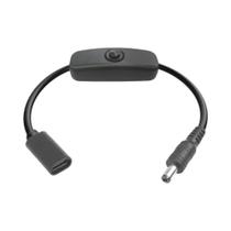 Cabo De Extensão Tipo C Para Micro USB Com Interruptor Liga/Desliga, Cabo De Alimentação 5V Macho Cabo De Extensão Tipo C Para Micro USB Com Interruptor Liga/Desliga, Cabo De Alimentação 5V Macho