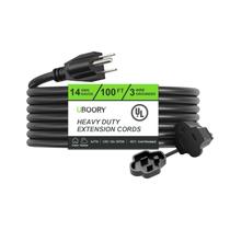 Cabo de extensão UBOORY Waterproof 100 pés 14AWG SJTW 3 pinos Cabo de extensão UBOORY Waterproof 100 pés 14AWG SJTW 3 pinos