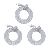 Cabo de extensão UVTaoyuan 15 pés (4,5 m) 125 V 10 A 2 pinos branco Cabo de extensão UVTaoyuan 15 pés (4,5 m) 125 V 10 A 2 pinos branco