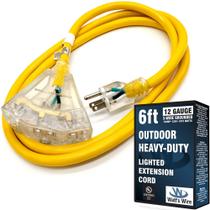 Cabo de extensão Watt's Wire 12AWG 1,8 m 15A 125V 1875W