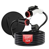 Cabo de Extensão WenStorm para EV 32A 6,5m J1772 Cabo de Extensão WenStorm para EV 32A 6,5m J1772