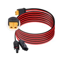 Cabo De Extensão XT60 Fêmea 12AWG 6M Com 8 Conectores Rápidos E Clipes De Cabo Para Carro, RV, Moto,