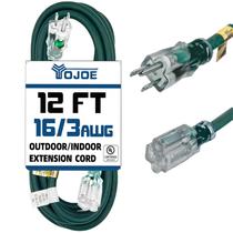 Cabo de extensão YOJOE 16 Gauge 12 pés interno/externo 13A 125V