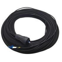 Cabo de fibra optica externa lc/pc-lc/pc sm 2fo 50mt c/ proteção