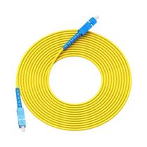 Cabo de fibra óptica, único modo, única fibra, 1m, 2m, 3m, 5m, 10m, alta qualidade, scc, upc, 10pcs