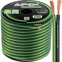 Cabo de fio de alto-falante Install Link 14 AWG Gauge (30,5 m) estéreo