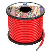 Cabo de fio elétrico 16AWG 1,3 mm² 15,3 m de silicone vermelho 600V