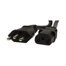 Cabo de Força 1,8 metros - Tripolar - Novo Padrão Brasileiro - 0,75mm / 10A - para Fonte até 800W