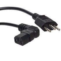 Cabo de Força 90 Graus Novo Padrão 10A (Pino Fino) 1,5 m