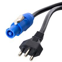 Cabo de Força AC PowerCon 20A 3x2,50mm Plug 180 graus Cabo de Força AC PowerCon 20A 3x2,50mm Plug 180 graus
