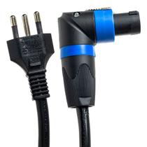 Cabo de Força AC PowerCon 20A 3x2,50mm Plug 90 graus Cabo de Força AC PowerCon 20A 3x2,50mm Plug 90 graus