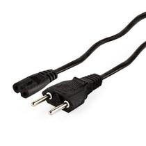 Cabo de Força Bipolar Tipo 8 - 1,5m 2x0,50mm para TV Monitor Rádio Fonte Certificado Inmetro Cabo de Força Bipolar Tipo 8 - 1,5m 2x0,50mm para TV Monitor Rádio Fonte Certificado Inmetro