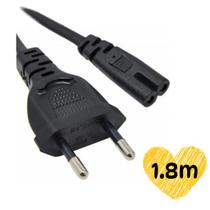 Cabo De Força Energia 2 Pinos pra caixa de som Ps2 Ps3 Ps4 Notebook 1,8m Cabo De Força Energia 2 Pinos pra caixa de som Ps2 Ps3 Ps4 Notebook 1,8m