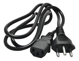 Cabo De Força Energia Atx Tripolar Alimentação Padrão Monitor Pc Computador Impressora