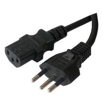 Cabo De Força Energia Feasso 10 Amperes 1,2 Metros Para Fonte de Computador FCF-03 Cabo De Força Energia Feasso 10 Amperes 1,2 Metros Para Fonte de Computador FCF-03