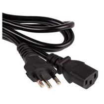 Cabo de Força Energia Tripolar Bivolt 1,20 Metros para Computadores Pc Monitor Padrão Nova Norma