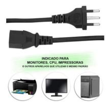 Cabo De Força Energia Tripolar Padrão Novo Para Monitor Pc Cabo De Força Energia Tripolar Padrão Novo Para Monitor Pc