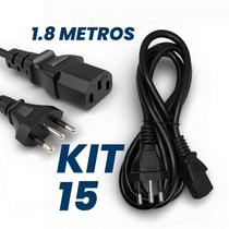 Cabo De Força Fbg Tripolar Kit Unidades Para Pc Bivolt Cabo De Força Fbg Tripolar Kit Unidades Para Pc Bivolt