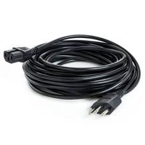 Cabo de Força Novo Padrão 10A Tripolar IEC C15 10 MT Cabo de Força Novo Padrão 10A Tripolar IEC C15 10 MT